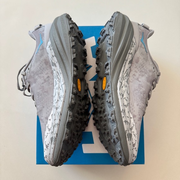 HOKA One One Womens Speedgoat 6 1147811 SYST Running Shoes Sneakers Grey Sz 10 - Picture 3 of 8